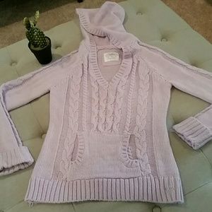 Lavander knitted sweater from Justice sz 16